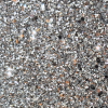 Tessuto Glitter Grosso (5-100UI0_Tessuto_Glitter_Grosso_Argento) per scarpe personalizzate Nicole. Superficie metallica cangiante a grana pronunciata. Artigianale made in Italy.

