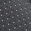 Tessuto Nero/Argento geometrico (7-005UI0) per scarpe personalizzate Nicole. Contrasto netto, ritmo cromatico moderno. Lavorazione artigianale made in Italy.
