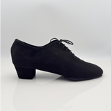 Andreas art. 301 Camoscio Nero Lacci 2CAL Tacco 4HL Punta F5P2 | Scarpe Latino Americano Uomo