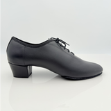 Andreas art. 301 Pelle Nera Lacci 2CAL Tacco 4HLT Punta F5P2 | Scarpe Latino Americano Uomo Nicole Rimini