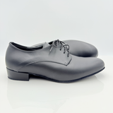 Carlos art. 303 Pelle Nera Lacci 2CAL Tacco 2,5HSU | Scarpe Liscio Folk Uomo Allenamento Pratica Nicole Rimini
