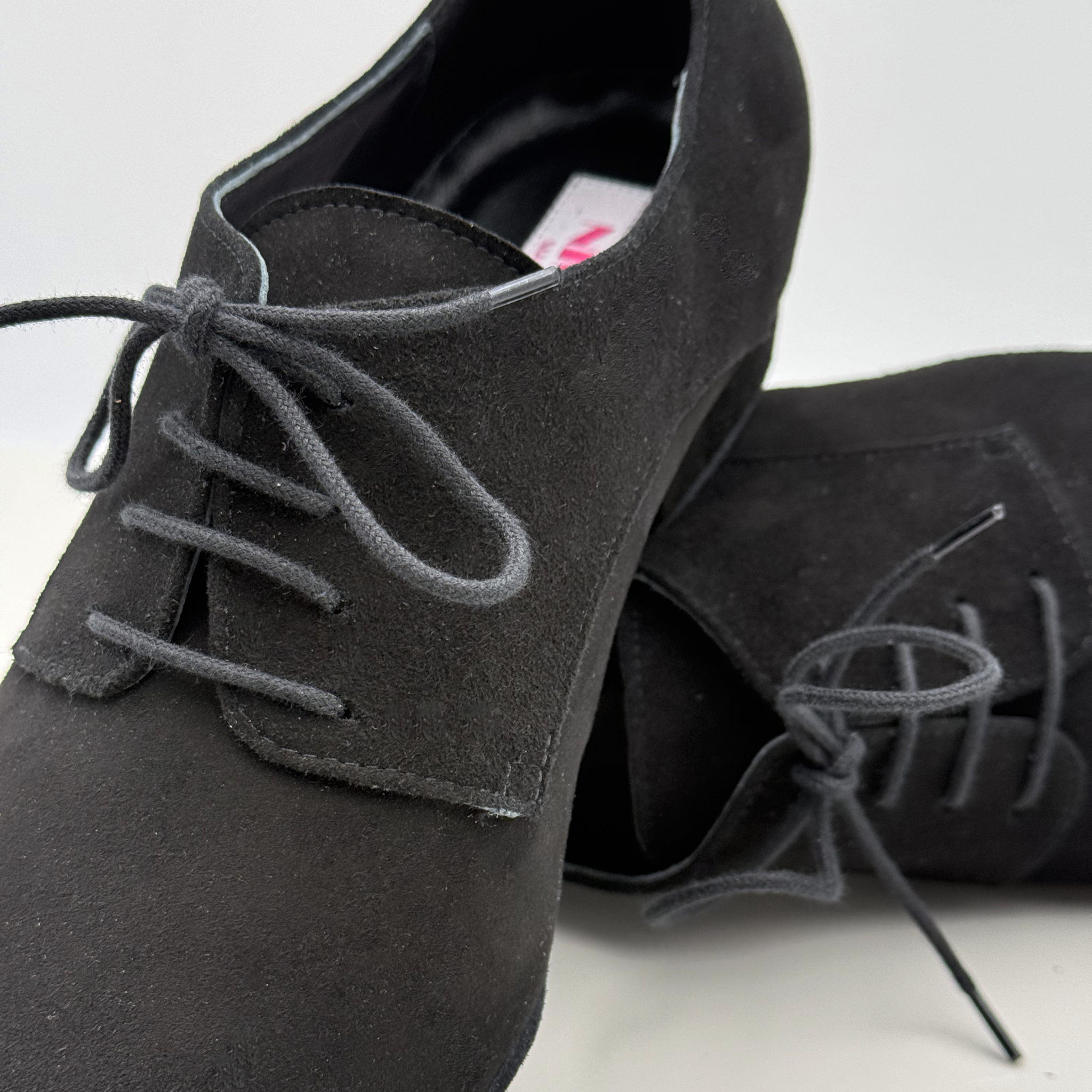 Carlos art. 303 Nicole Rimini suola bufala morbida scamosciata aderenza pavimenti interni scarpe ballo liscio folk uomo camoscio nero made in Italy artigianale punta chiusa F5P2
