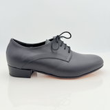 Carlos art. 303C Pelle Nera Lacci 2CAL Tacco 2,5HSU Punta Chiusa F5P2 | Scarpe Liscio Folk Uomo