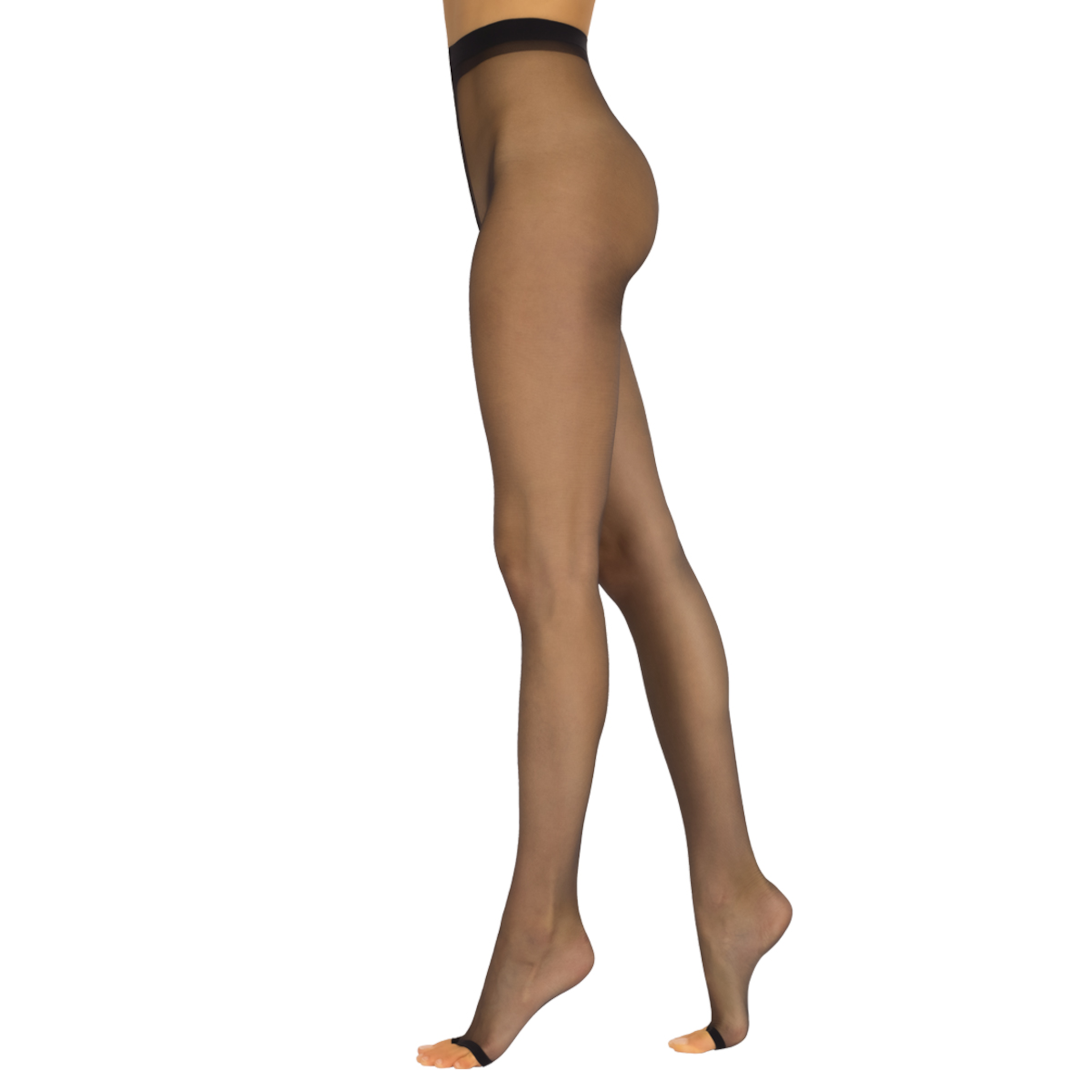 Collant Infradito Solaris Nero 6 Denari Sarah Borghi Made in Italy Nicole Rimini, collant ultra velato effetto seconda pelle invisibile con lycra per scarpe da ballo tango kizomba salsa bachata heels dance accessori scarpe da ballo
