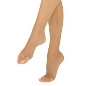Collant Infradito Nude punta invisibile per sandali aperti Sarah Borghi Nicole Rimini, calze nude effetto naturale 82 poliammide 18 elastan per danza liscio swing cerimonia gala day to night made in Italy

