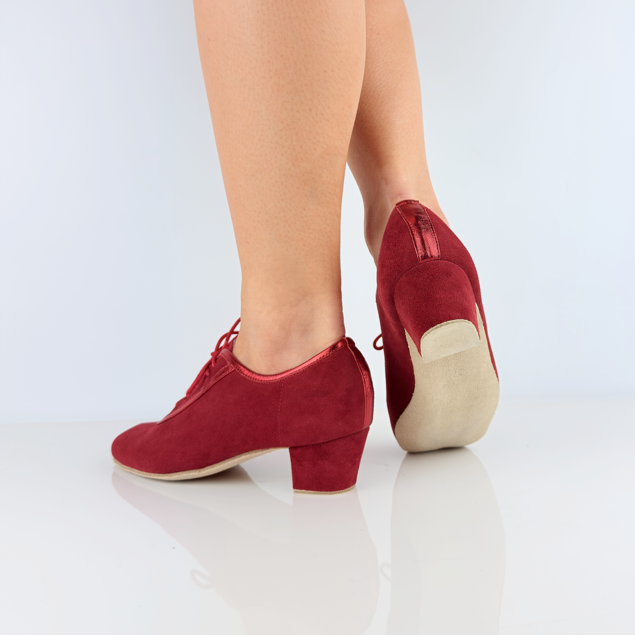 Eva art. 312 Camoscio Rosso e Pelle Laminata | Allenamento e Pratica Nicole Rimini
