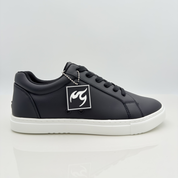 Fuego Low Top Nera Nicole Rimini — dance sneaker unisex uomo donna materiale vegano nero, allaccio lacci cotone Mod. 2CAL, punta chiusa scrollo quadrato F5P2, suola gomma FlowTec, ideale per salsa bachata kizomba swing e danze caraibiche
