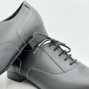 Suola Gabriel 316 Pelle Nera Nicole Rimini — suola in bufala morbida scamosciata alta scorrevolezza uso interno, tacco standard 2,5HSU baricentro ottimale ballo, memory gel antishock antibatterico, plantare ergonomico, scarpe caraibici uomo artigianali italiane
