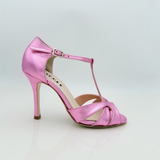 Katy art. 120 Pelle Laminata Azalea Tacco Spillo 10HS Cinturino Fascetta T 2CAB | Nicole Rimini