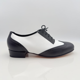 Paul art. 304 Pelle Nera e Bianca Lacci 2CAL Tacco 2,5HSU | Scarpe Swing Uomo Nicole Rimini